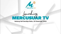 Launching Mercusuar TV yang akan diselenggarakan di Gedung Hall Geodipa, Wonosobo, Rabu (20/12/2023).